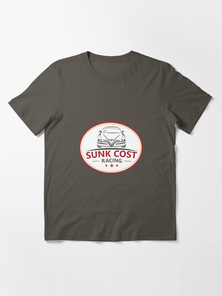 Thumbnail 3 of 7, Essential T-Shirt, Sunk Cost Racing designed and sold by evanbottcher.
