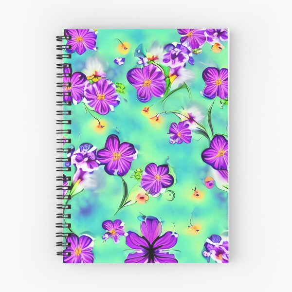 Item preview, Flower pattern wallpaper designed and sold by The Love Quill.