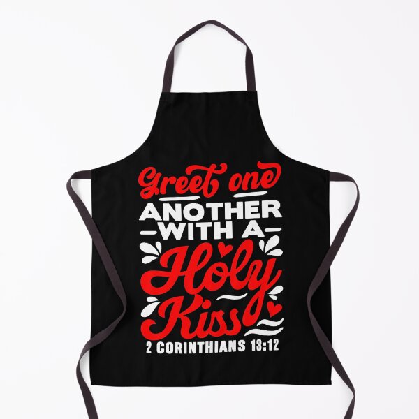 Item preview, Greet one another with a holy kiss - 2 Corinthians 13:12 designed and sold by plushism.
