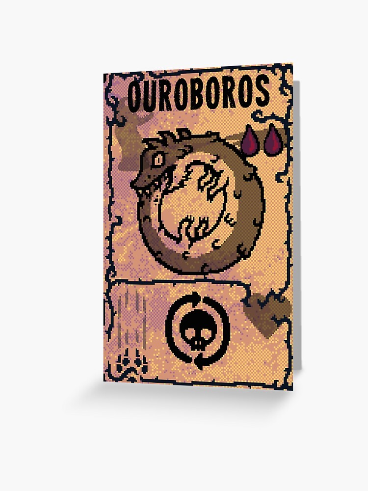 inscryption ouroboros card | Greeting Card