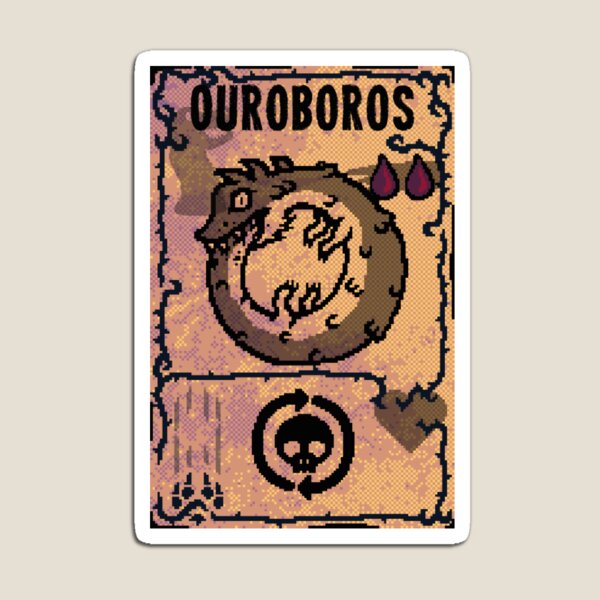 Item preview, inscryption ouroboros card designed and sold by spamton-funny.