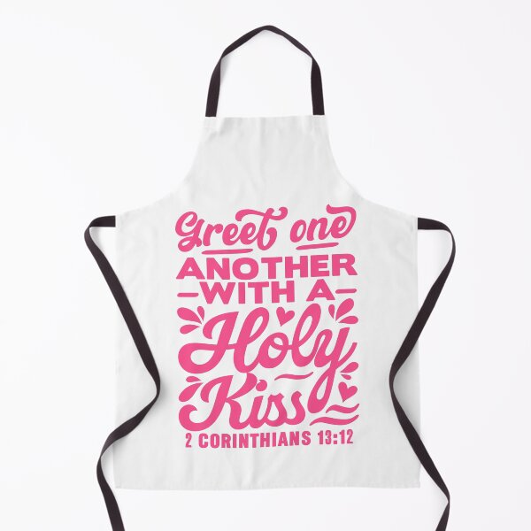 Item preview, Greet one another with a holy kiss - 2 Corinthians 13:12 designed and sold by plushism.