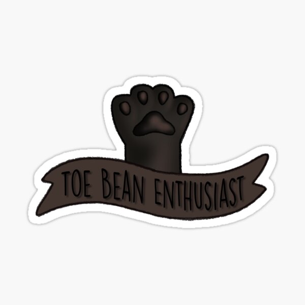Item preview, Toe Bean Enthusiast Black With Black Bean designed and sold by Zephyr-Studio.
