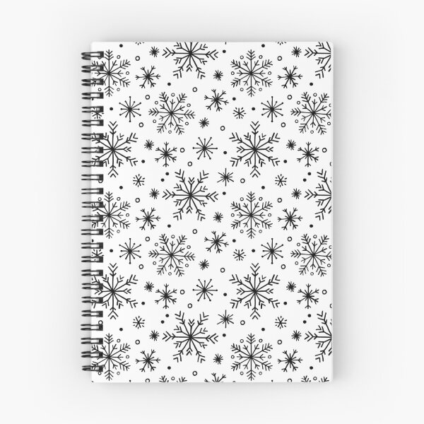 Item preview, Copos de nieve dibujados a mano - lindo patrón navideño designed and sold by PP-Patterns.