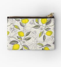 Lemon pattern Zipper Pouch
