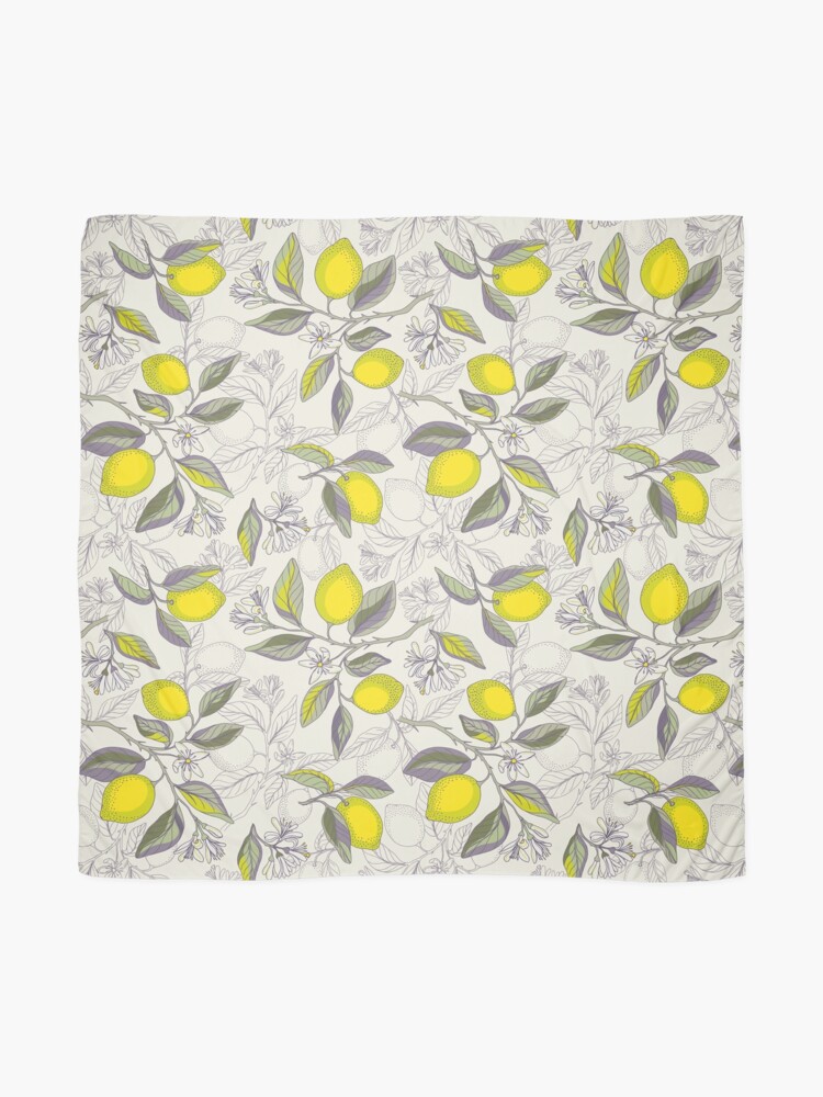 Thumbnail 2 of 3, Scarf, Lemon pattern designed and sold by olgart.