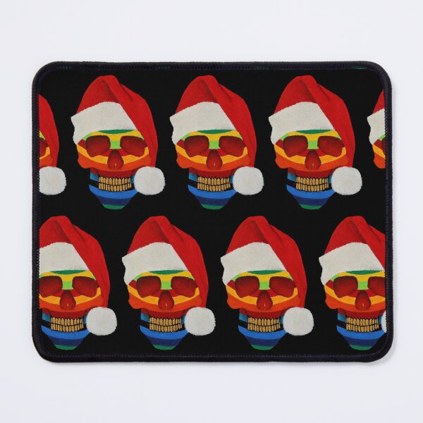 Item preview, XMAS Rainbow Santa Skull Painting | Skull Santa | Devil Santa Claus Acrylic Painting By IN Tilley designed and sold by Tyler Tilley.