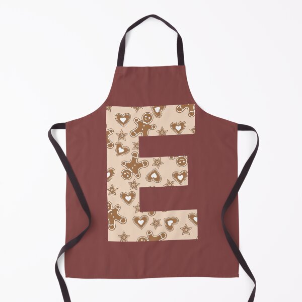 Item preview, Gingerbread Pattern Monogram Letter E designed and sold by Coffee Lifestyle.