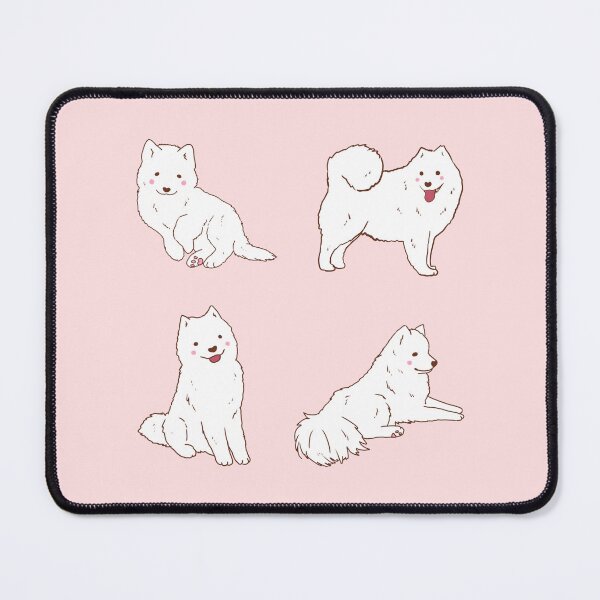 Item preview, Samoyed dog illustration sticker pack  designed and sold by Mayarart.