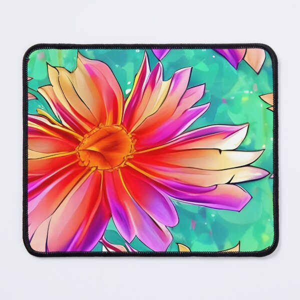 Item preview, Flower pattern wallpaper designed and sold by The Love Quill.