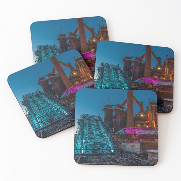 Item preview, Steelworks Völkinger Hütte at night designed and sold by kohlenjunge.