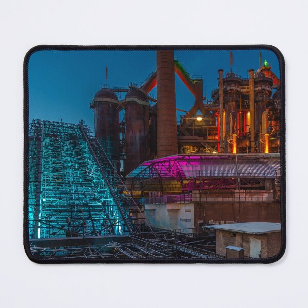 Item preview, Steelworks Völkinger Hütte at night designed and sold by kohlenjunge.