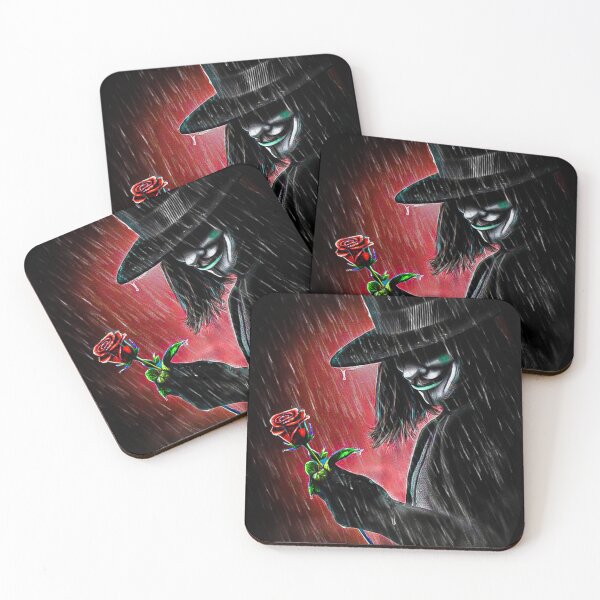 Item preview, V For Vendetta (Red) 8K designed and sold by KuayStore.