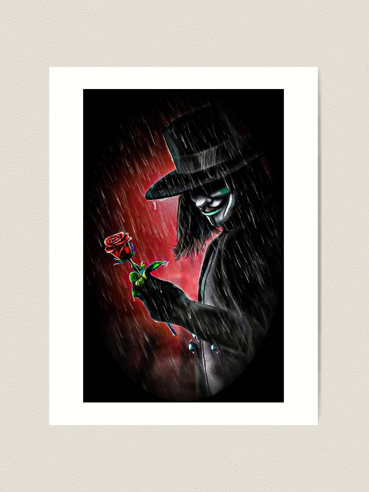 V For Vendetta (Red) 8K