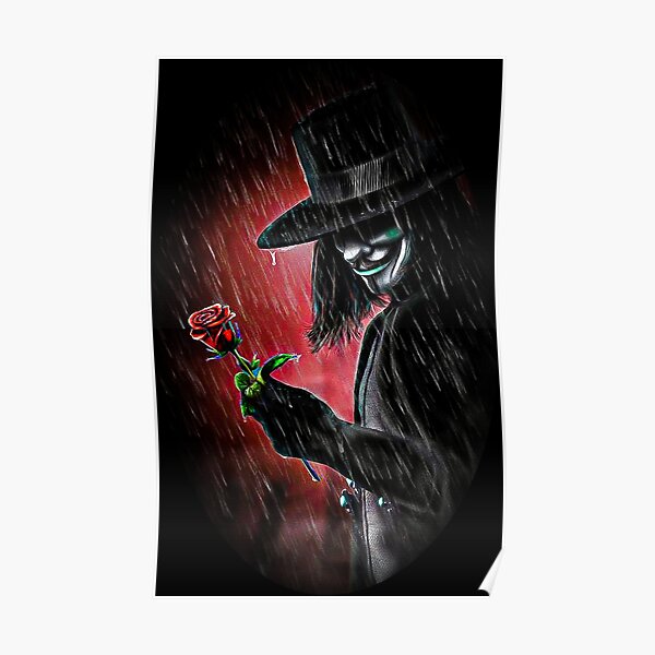 Posters Sur Le Theme V Pour Vendetta Redbubble