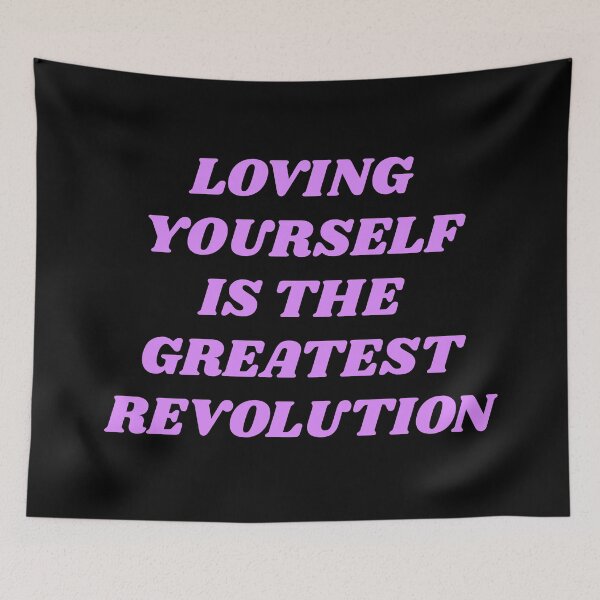Item preview, Loving yourself is the greatest revolution - self love quotes designed and sold by Inspirationmotivation.