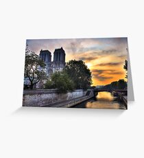 Notre Dame Greeting Card