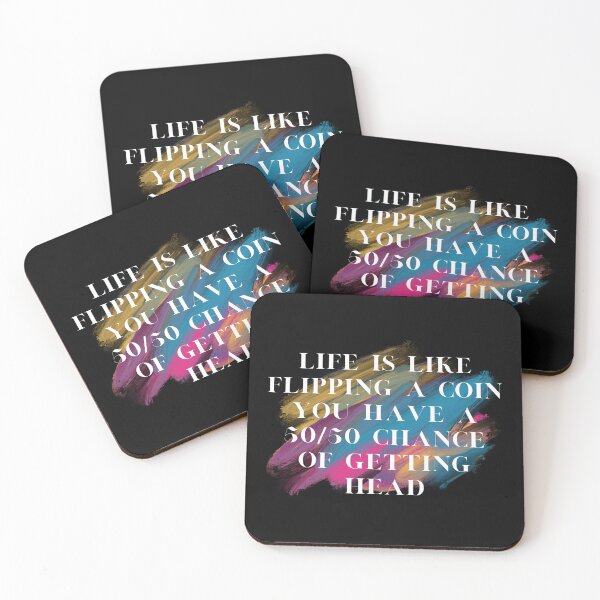 Item preview, life is like flipping a coin, you have 50/50 chance of getting head designed and sold by DFL-store.