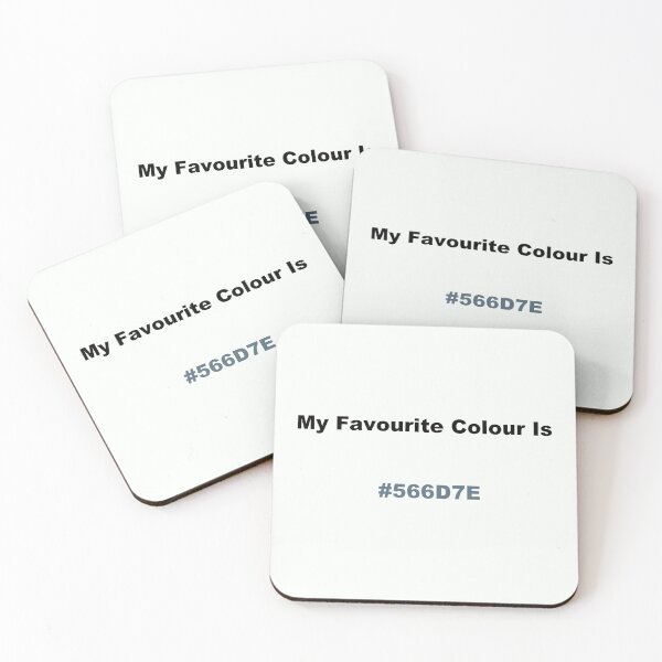 Item preview, My Favourite Colour Is #566D7E designed and sold by kiippers.