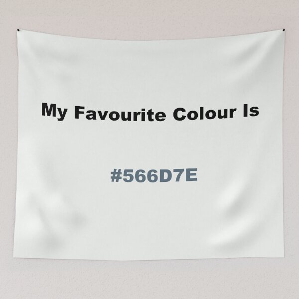 Item preview, My Favourite Colour Is #566D7E designed and sold by kiippers.