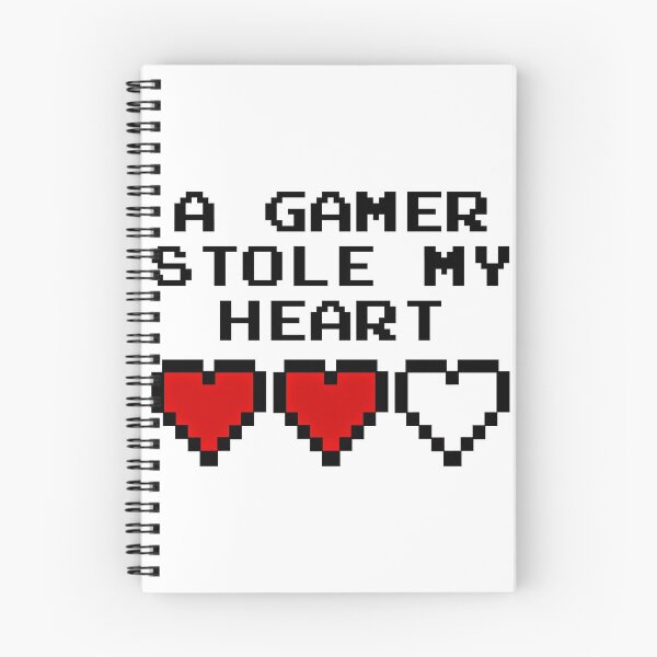Item preview, GAMING - A GAMER STOLE MY HEART designed and sold by ShirtWreck.