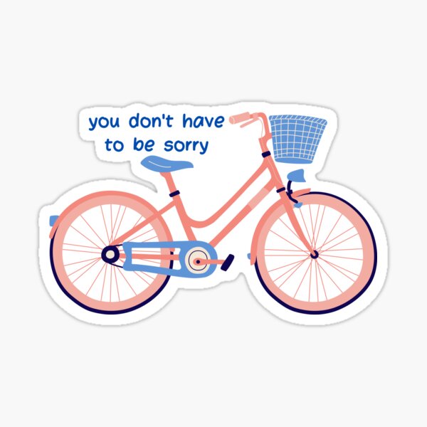 Artikel-Vorschau von "Du musst es nicht bereuen" Fahrrad | Mathilde, designt und verkauft von the midnight sea shop.