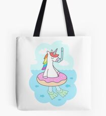 Unicorn Dive Tote Bag