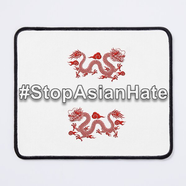 Item preview, Stop Asian Hate, Red Asian Dragons (2021-3-SAH-2) designed and sold by NY-Prints-USA.