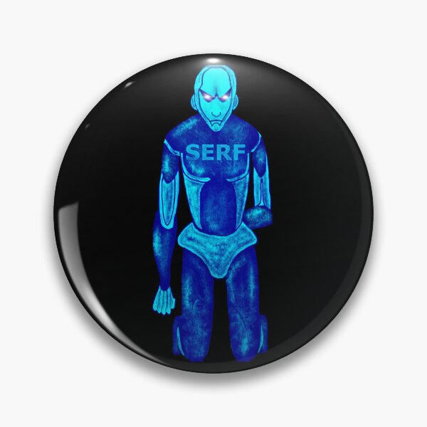 Item preview, Futuristic Sci-Fi Dystopian AI Robotic Techno Serf Artwork  designed and sold by DMcK Designs.