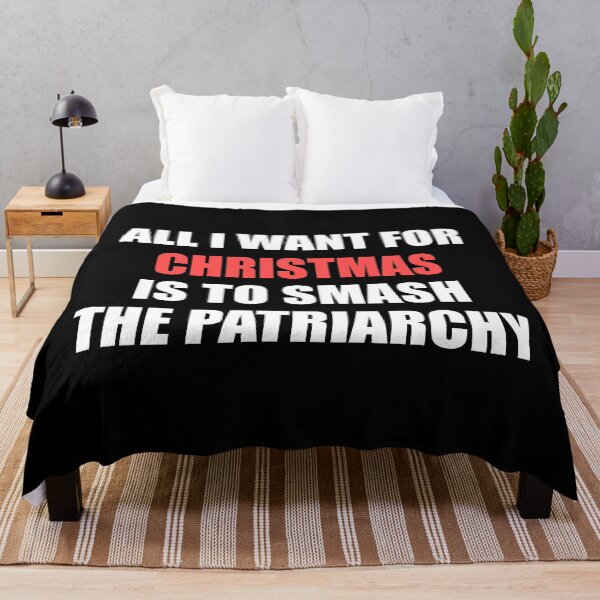 Item preview, All I want for Christmas is to smash the patriarchy - feminist Xmas designed and sold by Inspirationmotivation.