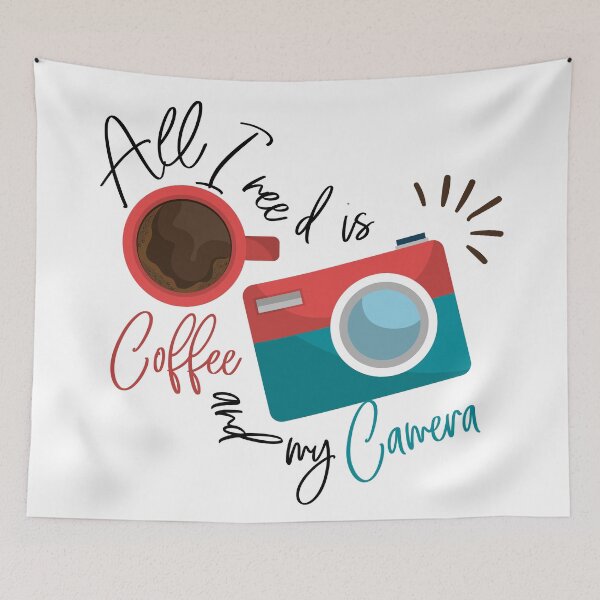Item preview, All i need is coffee and my camera designed and sold by gharbi.