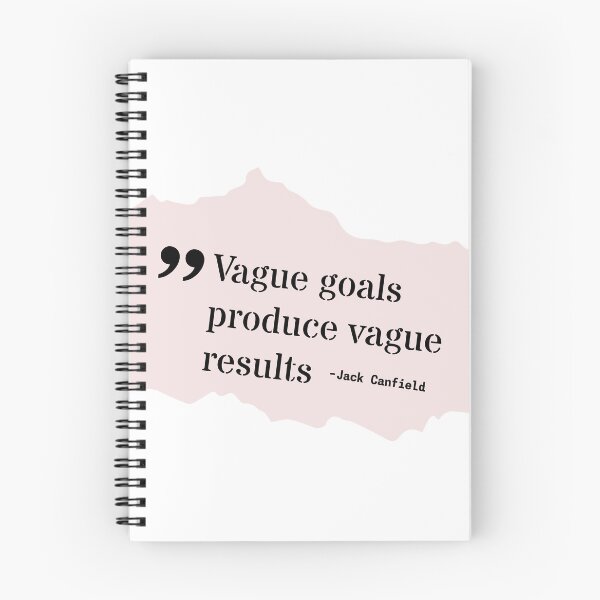 Item preview, Vague goals lead to vague results, self-improvement, motivation designed and sold by Work life.