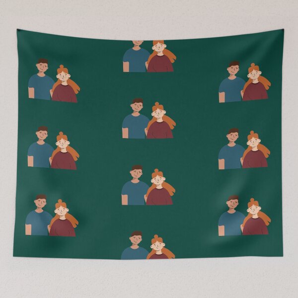 Item preview, Cartoon Couple designed and sold by Brooklyn L.