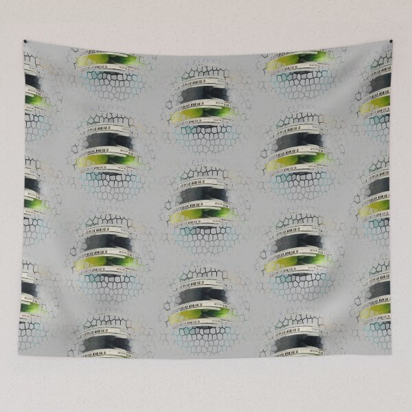 Item preview, Modern abstract pattern net over Light gray  by Iritof designed and sold by iritof.