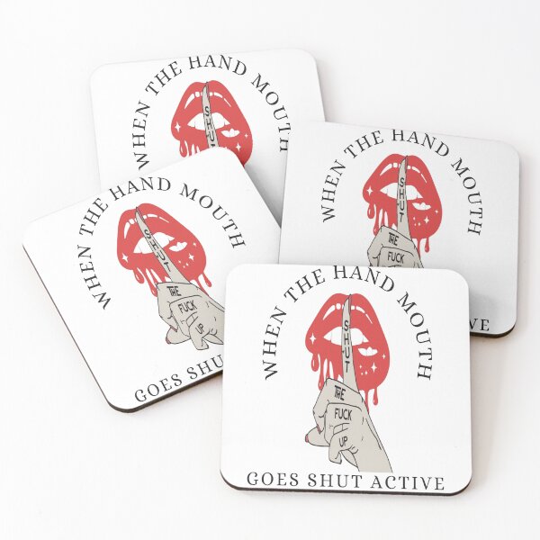 Item preview, When the hand goes upThe mouth goes shut  designed and sold by KING  ⭐​⭐​⭐​⭐​⭐​.