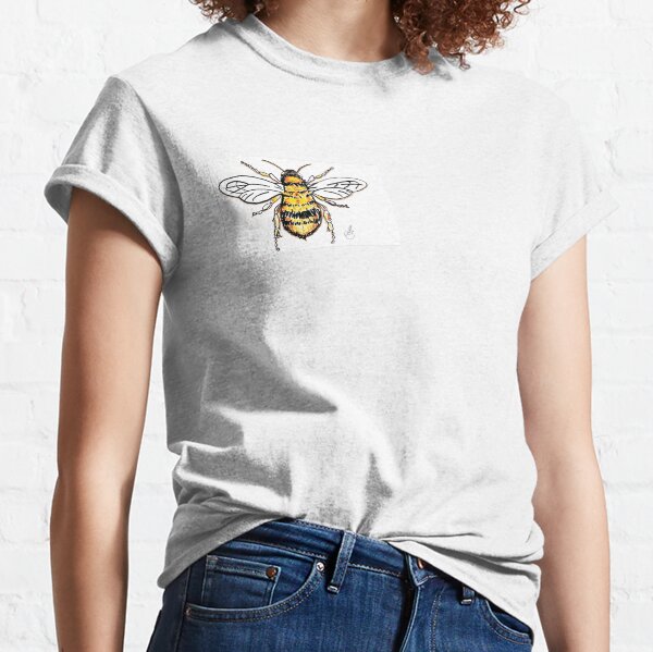Bumble Bee Sparkle by Miz Classic T-Shirt