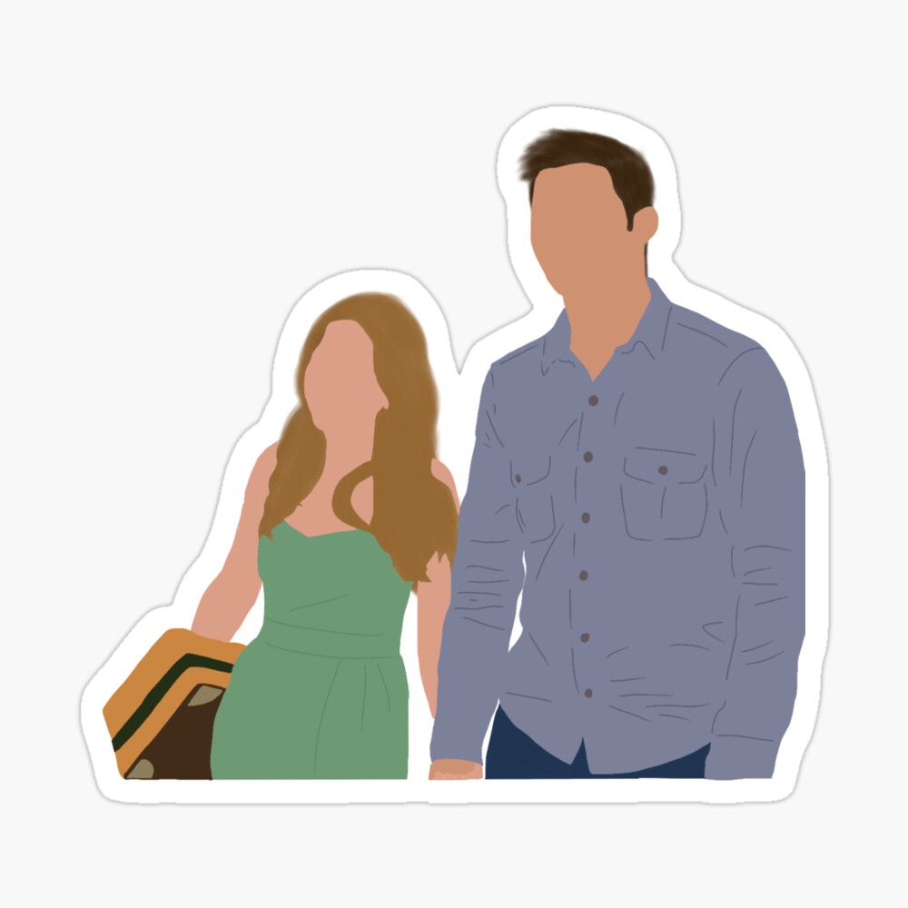 Luke Collins and Sophia the longest ride  Sticker for Sale by Kina2716