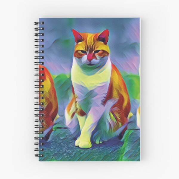 Item preview, Três gatos amarelos sentados observando o ambiente. designed and sold by GirlaineSQ.