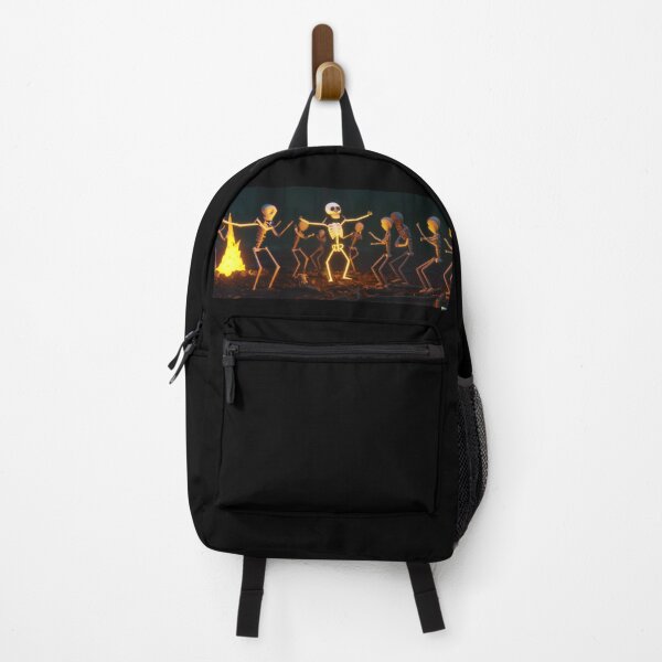 Item preview, creepy skeleton that dances around a campfire designed and sold by Drop Art.