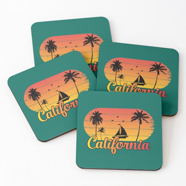 Item preview, California Beach Sunset and Sailboat Travel designed and sold by sweetbelle.