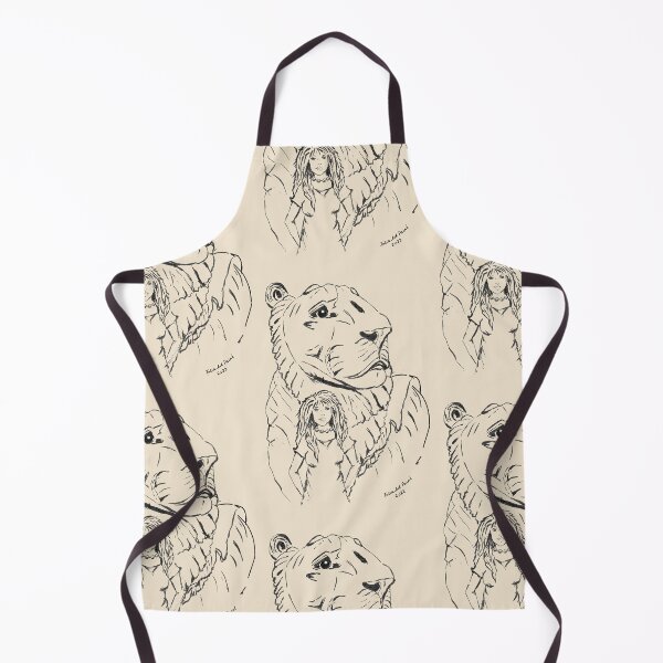 Item preview, Woman and lioness designed and sold by Julia's Print Studio .