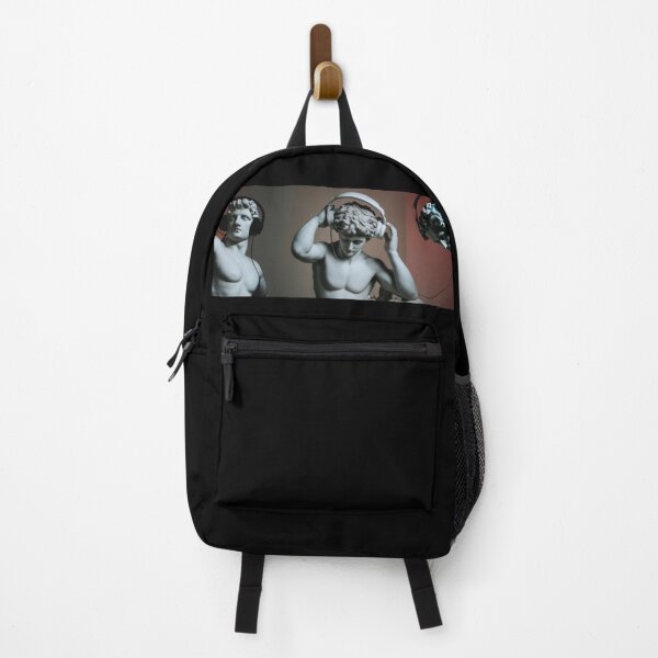 Item preview, A photo of Michelangelo's sculpture of David wearing headphones djing designed and sold by Drop Art.