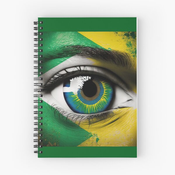 Item preview, Brazilian Flag art - Brasil Flag Eye designed and sold by Juliascutecornr.