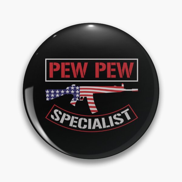 Item preview, Pew Pew USA Flag Specialist designed and sold by mkzmerch.