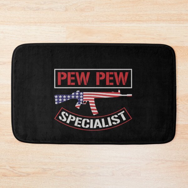 Item preview, Pew Pew USA Flag Specialist designed and sold by mkzmerch.