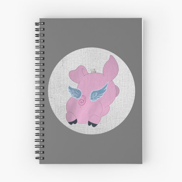Item preview, When Pigs Fly Behind Embroidery Variant  designed and sold by quirkycounselor.