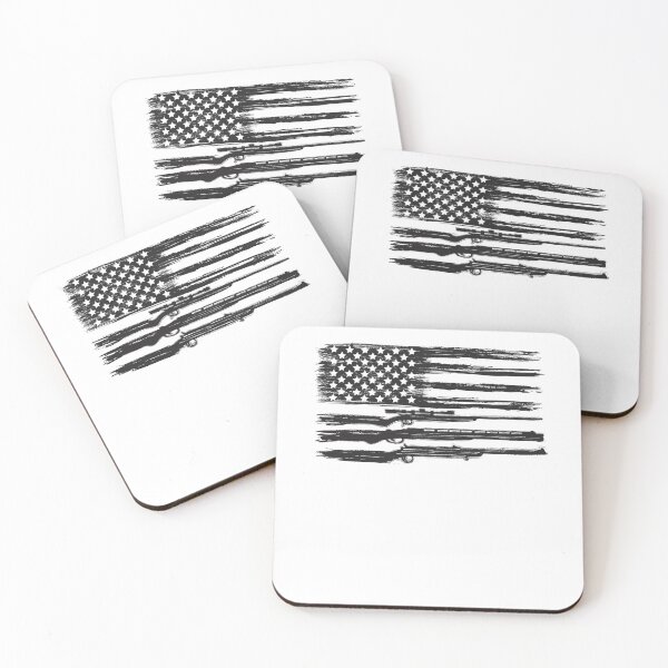 Item preview, USA Flag Rifle Design  designed and sold by mkzmerch.