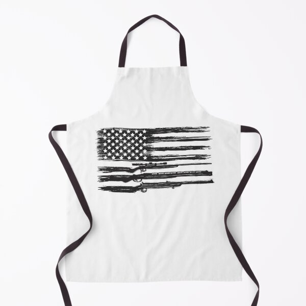 Item preview, USA Flag Rifle Design designed and sold by mkzmerch.