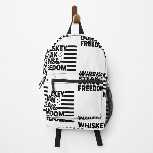 Item preview, Whiskey Steak Guns & Freedom USA Flag designed and sold by mkzmerch.