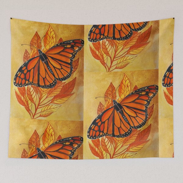 Item preview, Monarch butterfly watercolour painting  designed and sold by esvb.